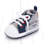 Canvas shoes color matching letters walking shoes - Cindi Book