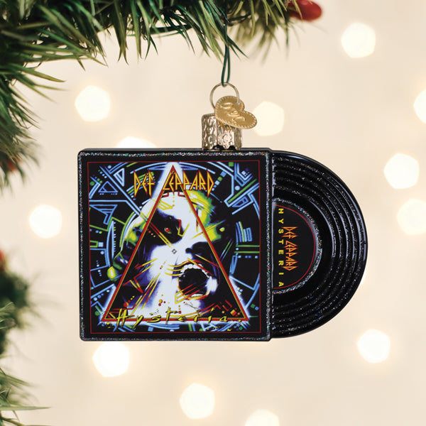 Old World Christmas Hysteria Album Ornament - hand-blown glass Christmas tree ornament