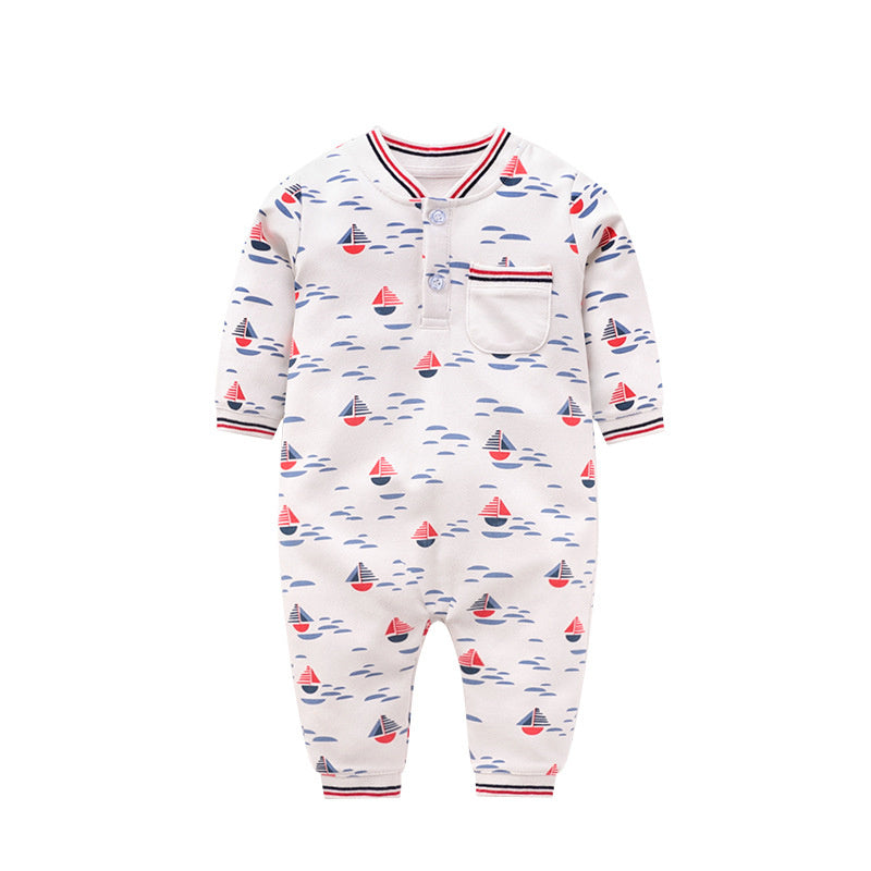 New winter baby clothes warm one-piece baby clothes - Cindi Book