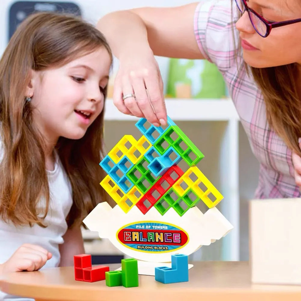 Balance Stacking Board Games Kids Adults Tower Block Toys For Family Parties Travel Games Boys Girls Puzzle Buliding Blocks Toy - Cindi Book
