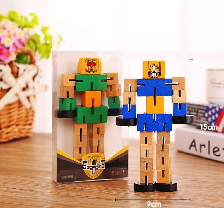 wooden robot toys - Cindi Book