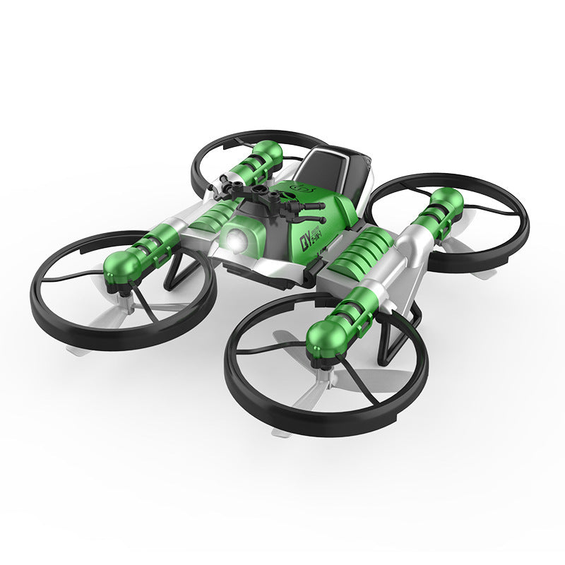 WiFi FPV RC Drone Motorcycle 2 in 1 Foldable Helicopter Camera 0.3MP Altitude Hold RC Quadcopter Motorcycle Drone 2 in 1 Dron - Cindi Book