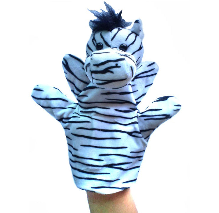 Hand puppet 28 plush toy big hand puppet preschool teaching aid - Cindi Book