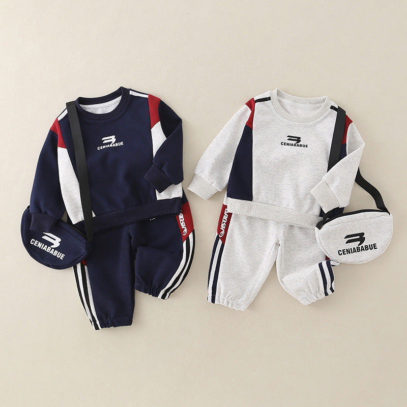 Cotton Children's Suit Casual And Comfortable Autumn Clothes - Cindi Book