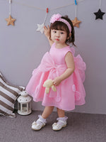 The Spring And Summer Of Years Old Female Infant Baby Child Princess Dress Girls DressPink Flower Girl Dress Skirt - Cindi Book