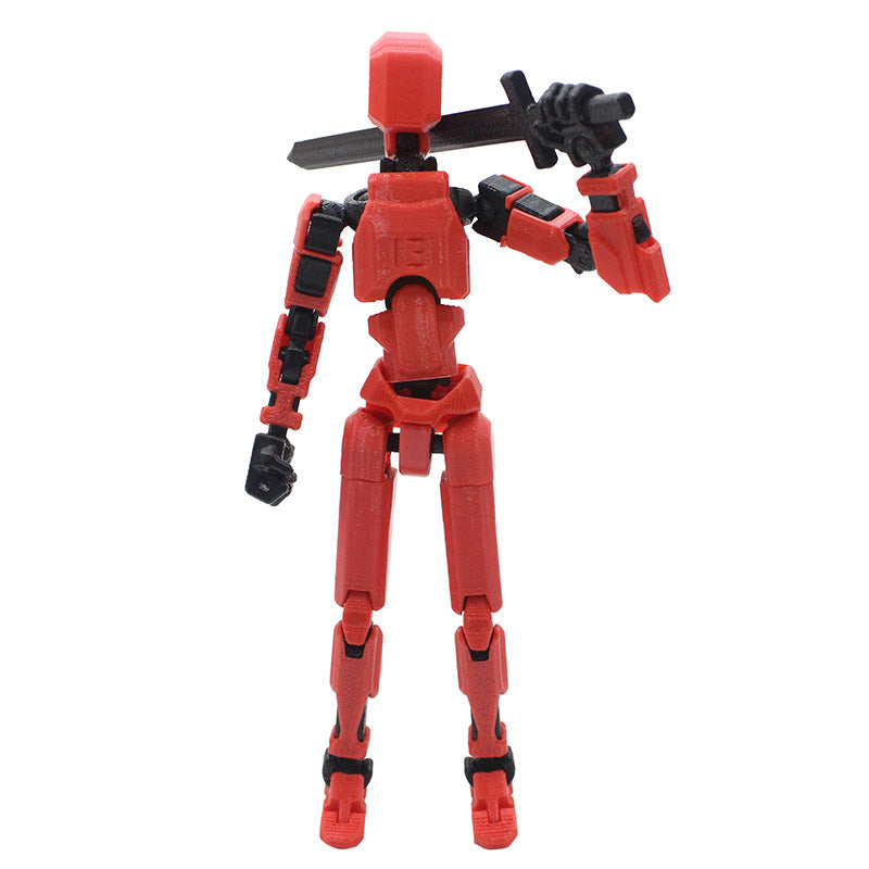 3D Printing More Than Movable Joint Doll Lucky 13 Full Body Movable Robot - Cindi Book