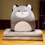 Cartoon Multifunctional Blanket Animal Pillow Blanket - Cindi Book