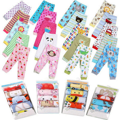 Cartoon print children's leggings 5 pieces - Cindi Book