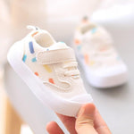 Solid Casual Soft Soled Baby Walking Shoes - Cindi Book