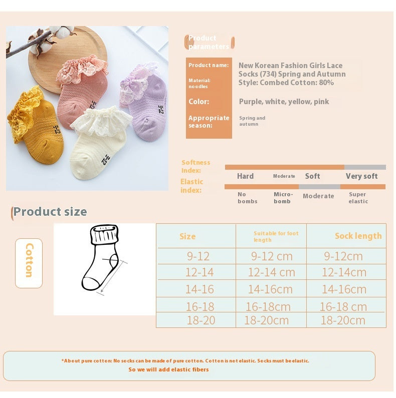 Summer New Girls Lace Socks Lace Socks - Cindi Book