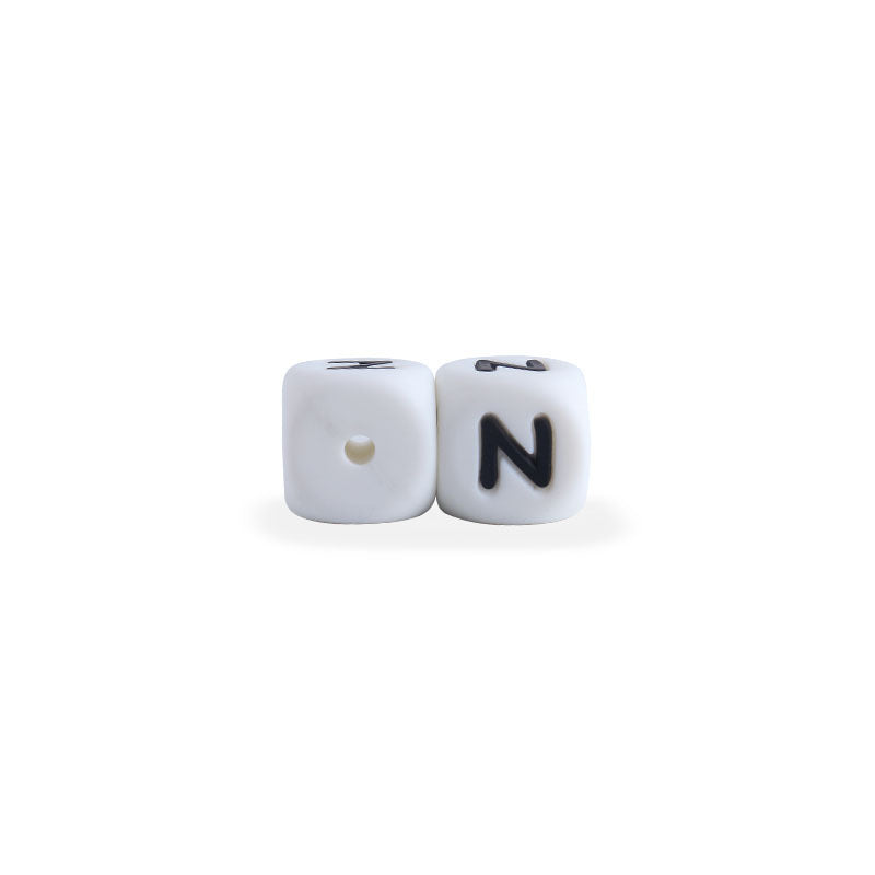 12mm Baby Products 26 Silicone English Alphabet Beads Teeth Accessories - Cindi Book