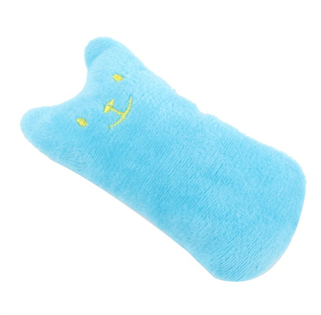 Catnip Cat Toys Pillow Interactive Cat Toy Catnip Pet Supplies Pillow Thumb Plush Teeth Grinding Bite Mint Cat Accessories - Cindi Book