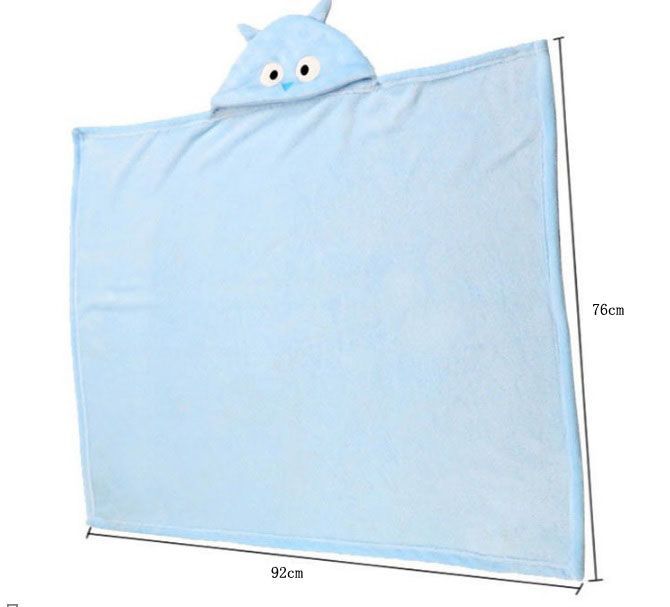 Baby Fleece Bath Towel Hooded Towels Bathrobe