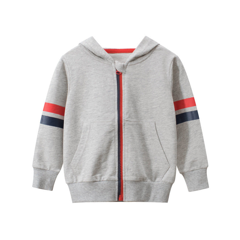 Boy's zipper sweater baby clothes - Cindi Book