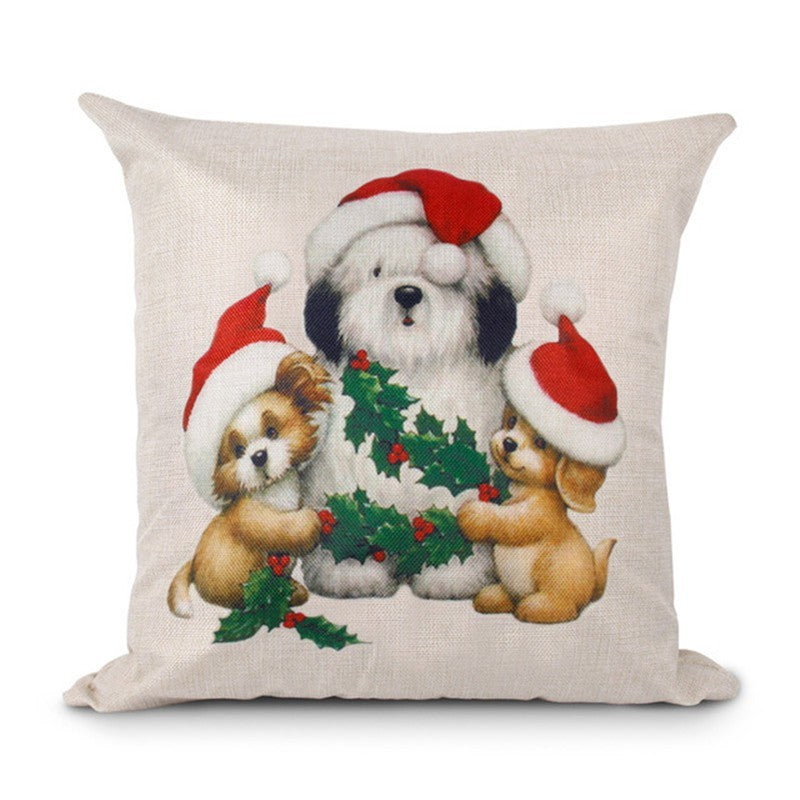 Christmas Hot-selling Home Sofa Office Creative Linen Pillowcase - Cindi Book