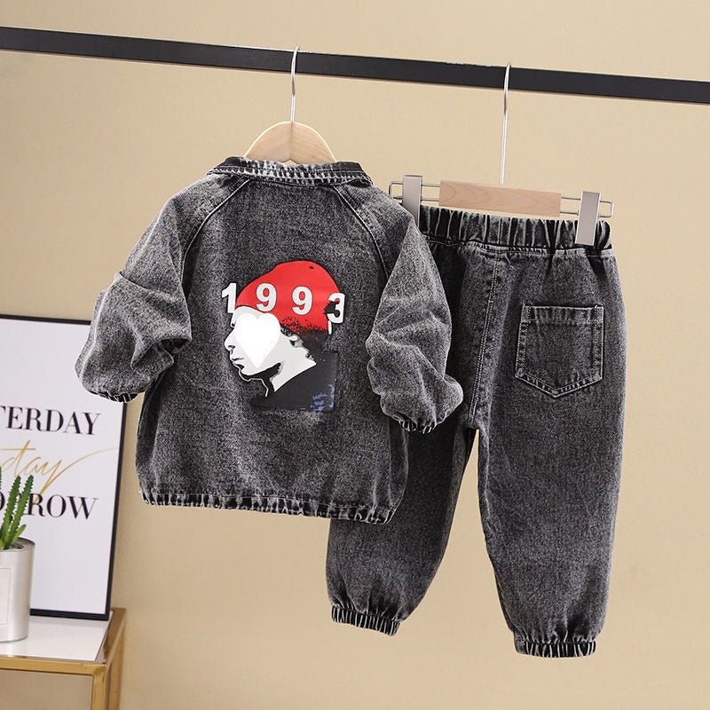 Boys Spring Clothing New Clothes Fashionable Handsome Children's Clothing - Cindi Book