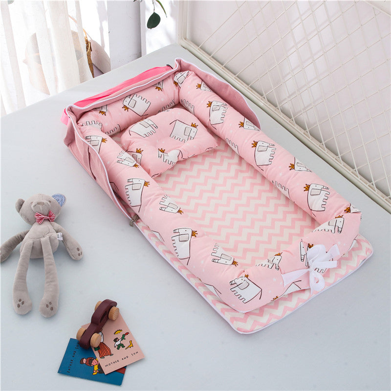 Cotton Portable Baby Crib Newborn Foldable - Cindi Book