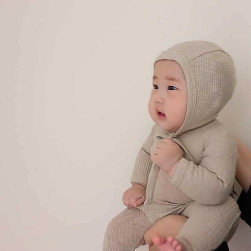 New Baby Long-sleeved Pit Strip Romper  Pants Suit - Cindi Book