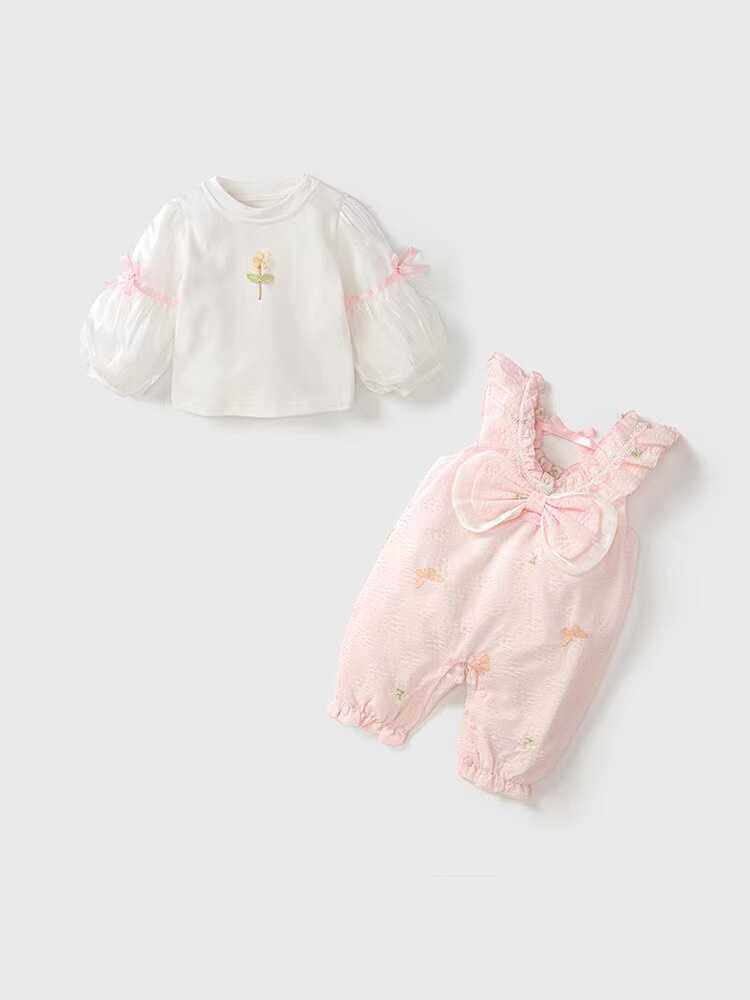 SpringAutumn One-Hundred-Day Romper Set For Baby Girls Full Moon - Cindi Book
