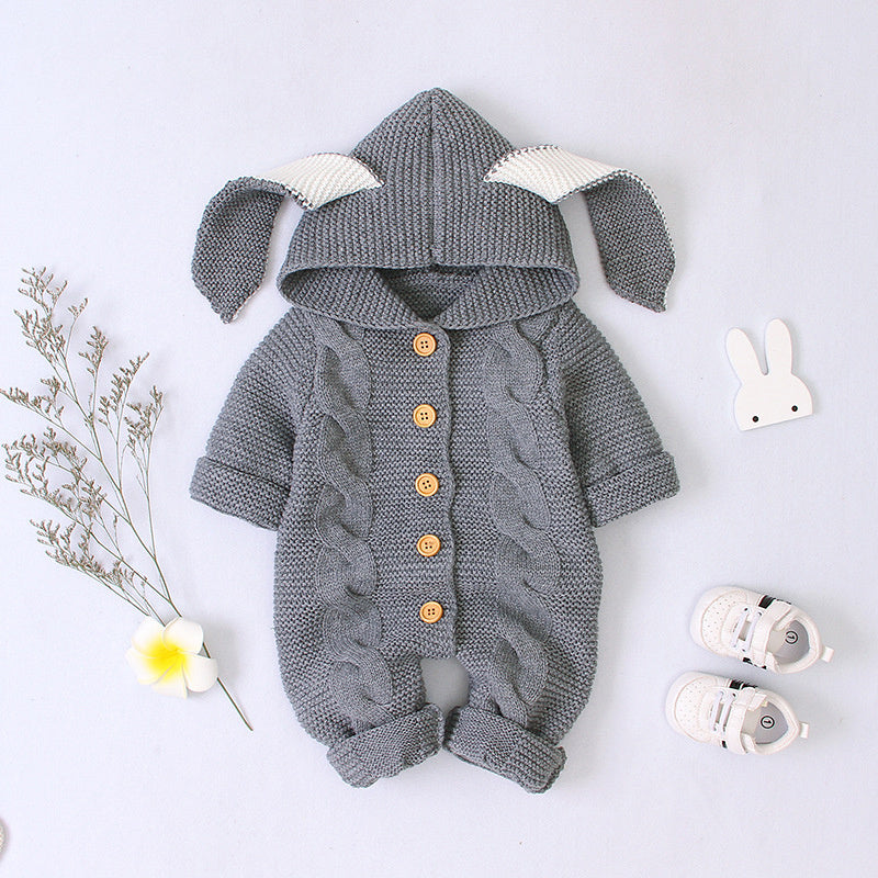 Baby knitted romper - Cindi Book