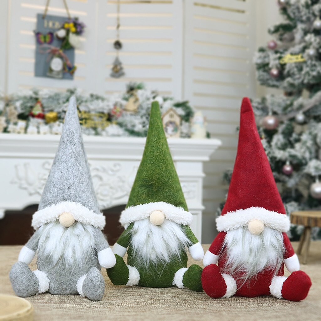Christmas Faceless Old Man Doll Window Decoration - Cindi Book