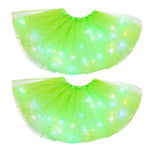 Magical & Luminous  LED Princess Halloween Tutu Skirt Sequins Shiny Skirt - Cindi Book