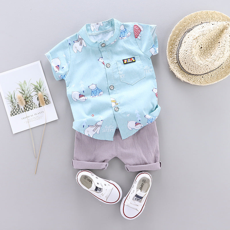 Summer New Children's Clothing Korean Boy Baby Infant Child - Cindi Book