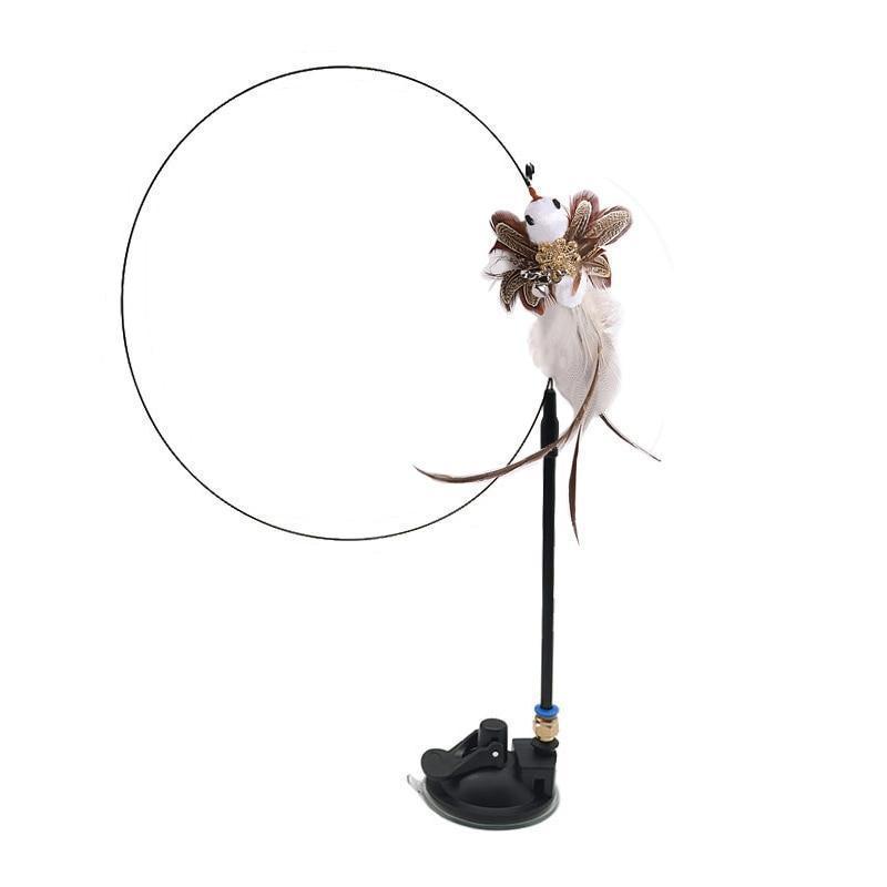 Cat Funny Cat Stick Feather With Bell - Cindi Book