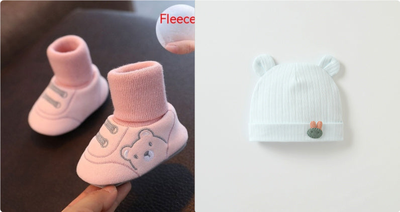 Baby Cloth Shoes Simple Baby Indoor Non-slip Toddler Shoes - Cindi Book