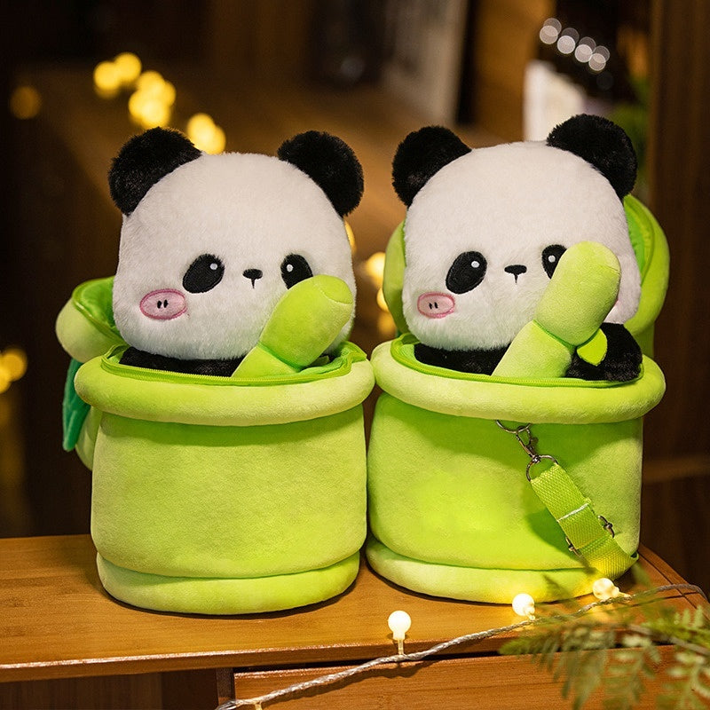 Bear Youcheng Bamboo Cute Backpack Plush Toy - Cindi Book