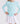 Aqua Ruffle Cardigan