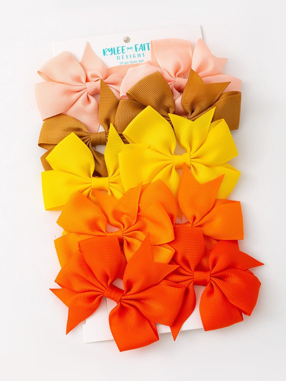 Rylee Faith Designs - Girls Bow Hair Clip Set - alternate view 2