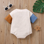 Newborn Solid Color Fashion One-piece Toddler Jumpsuit - Cindi Book