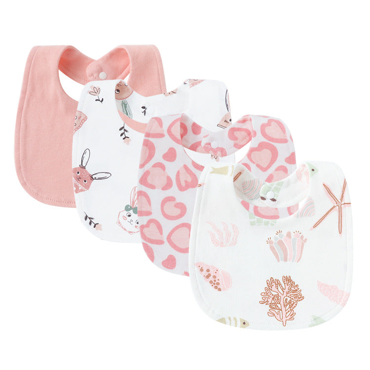 Baby And Infant Bibs Made Of Pure Cotton - Cindi Book