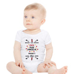 English Letter Printed Cotton Baby Romper - Cindi Book