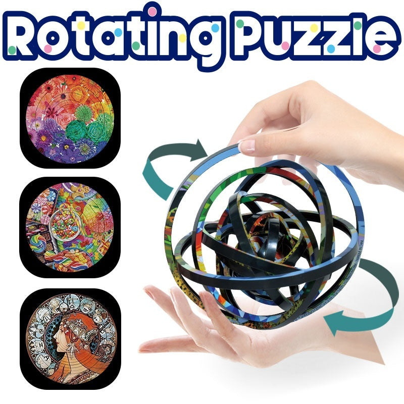 Rotating Puzzle Decompression 3D Educational Toys - Cindi Book