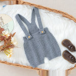 New Integrated Infant Solid Color Suspenders - Cindi Book