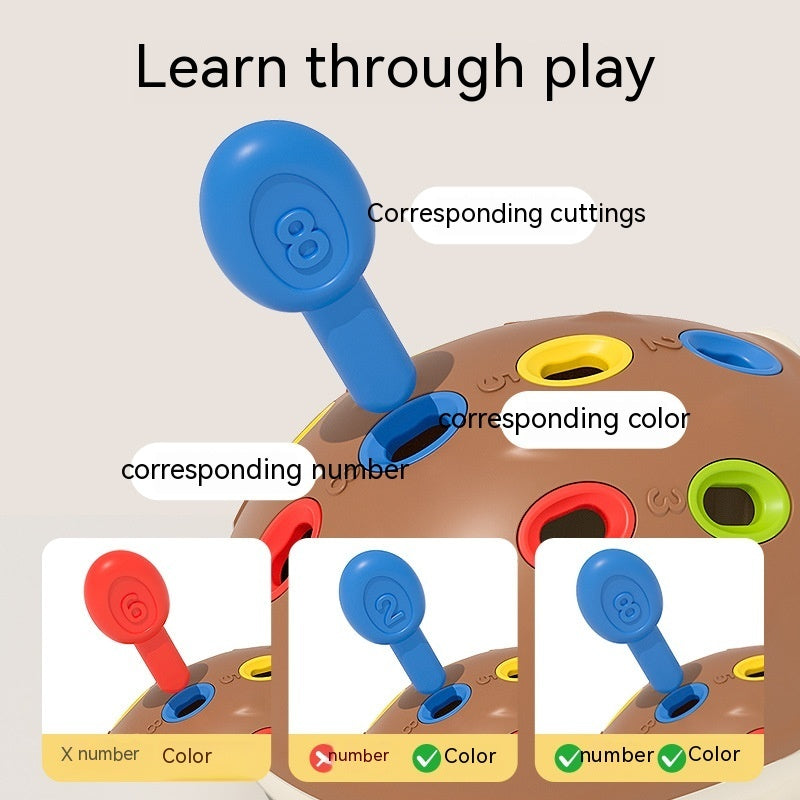 Fine Motor Training Toys Early Childhood Education Hand-Eye Coordination Splicing Little Hedgehog