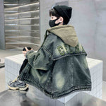 Older Boy Fleece-lined Denim Coat - Cindi Book