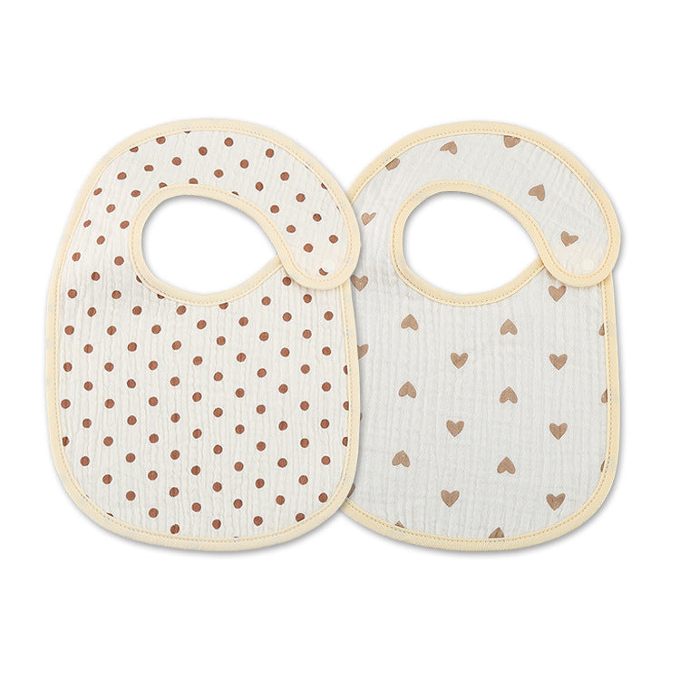 Thin Kids' Bib Pure Cotton Waterproof Gauze Saliva Towel - Cindi Book