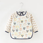 Baby Dinner Coverall Bib Spring And Autumn Long Sleeve Apron - Cindi Book
