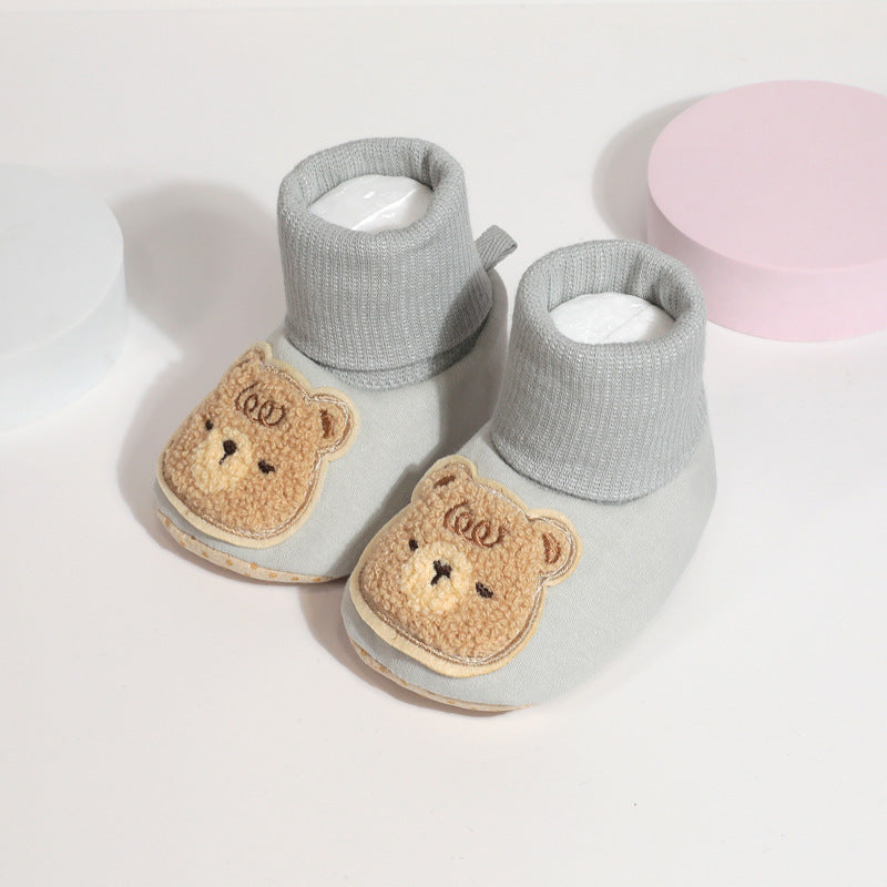 High Bear Babies' Socks Baby Soft-soled Pure Cotton Shoes - Cindi Book