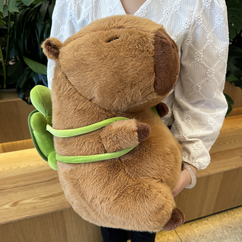 Birthday Hat Capabala Cute Capybara Plush Toy - Cindi Book