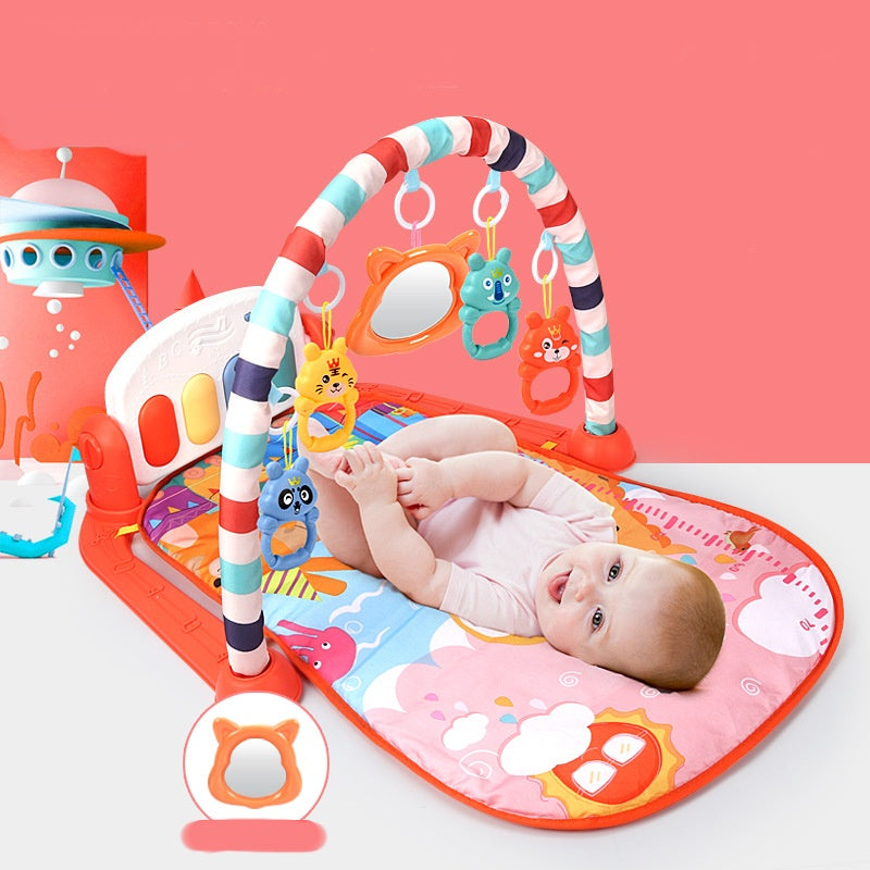 Baby Fitness Frame Pedal Piano Baby With Music Kids Pedal Toy - Cindi Book