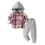 Korean Style All-matching Plaid Shirt Harem Pants - Cindi Book