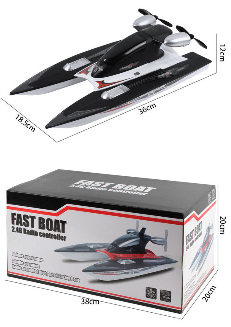 Remote Control High Speed 2.4G Electric Toy Boat Speed Boat Children's Toy - Cindi Book