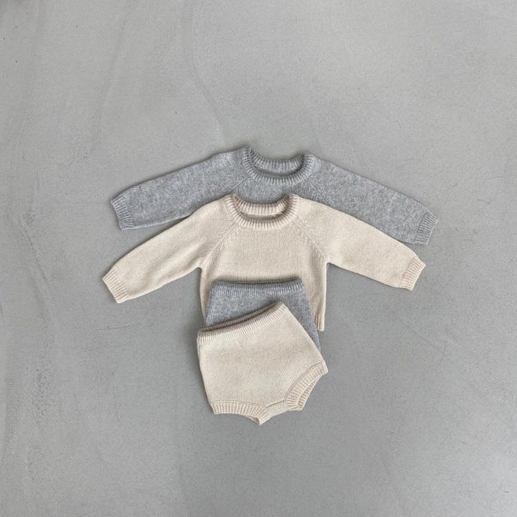Baby Sweater Top Shorts Suit - Cindi Book