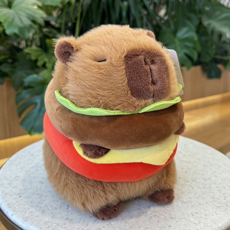 Birthday Hat Capabala Cute Capybara Plush Toy - Cindi Book