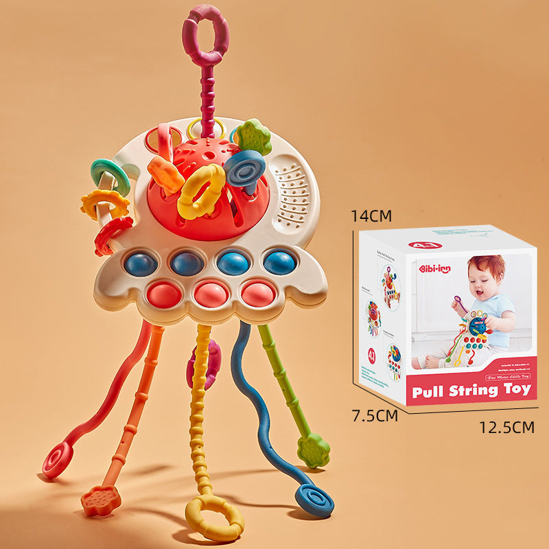 Baby's Funny Finger Puff Toy Can Be Pressed - Cindi Book