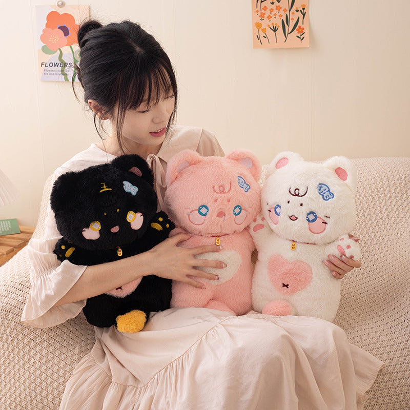Cute Fortune Cat Doll Children's Pillow Plush Toy - Cindi Book